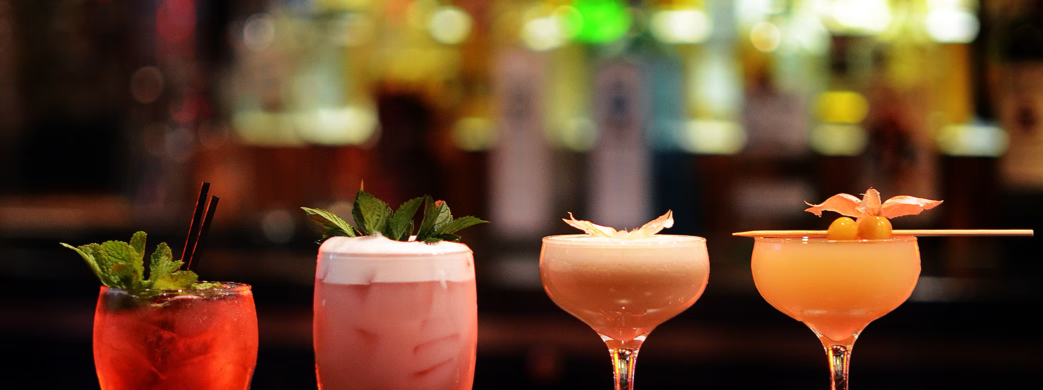 Auswahl an KONA Cocktails